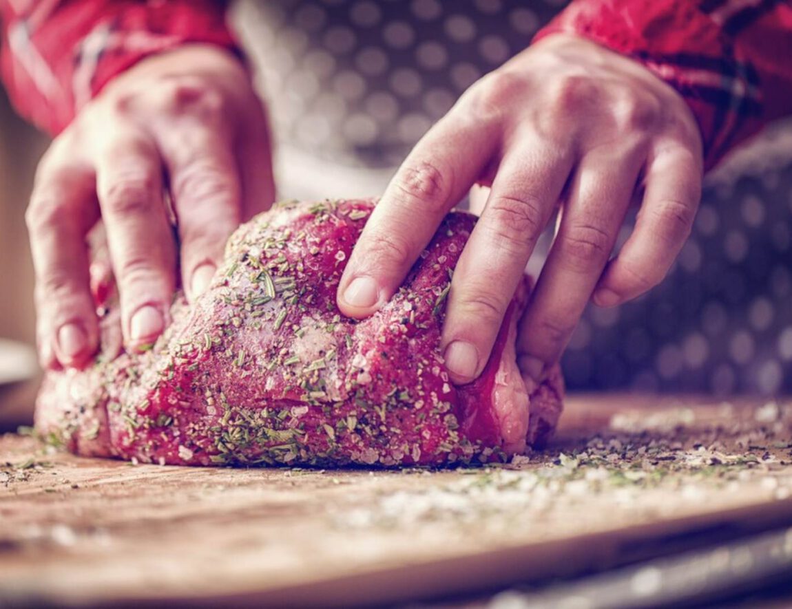 mięso w przyprawach