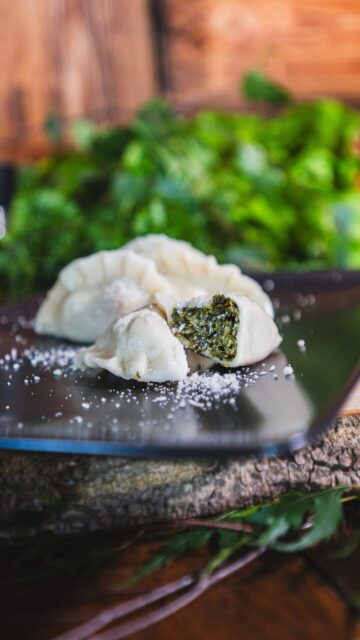 Pierogi podlaskie ze&nbsp;szpinakiem 400g